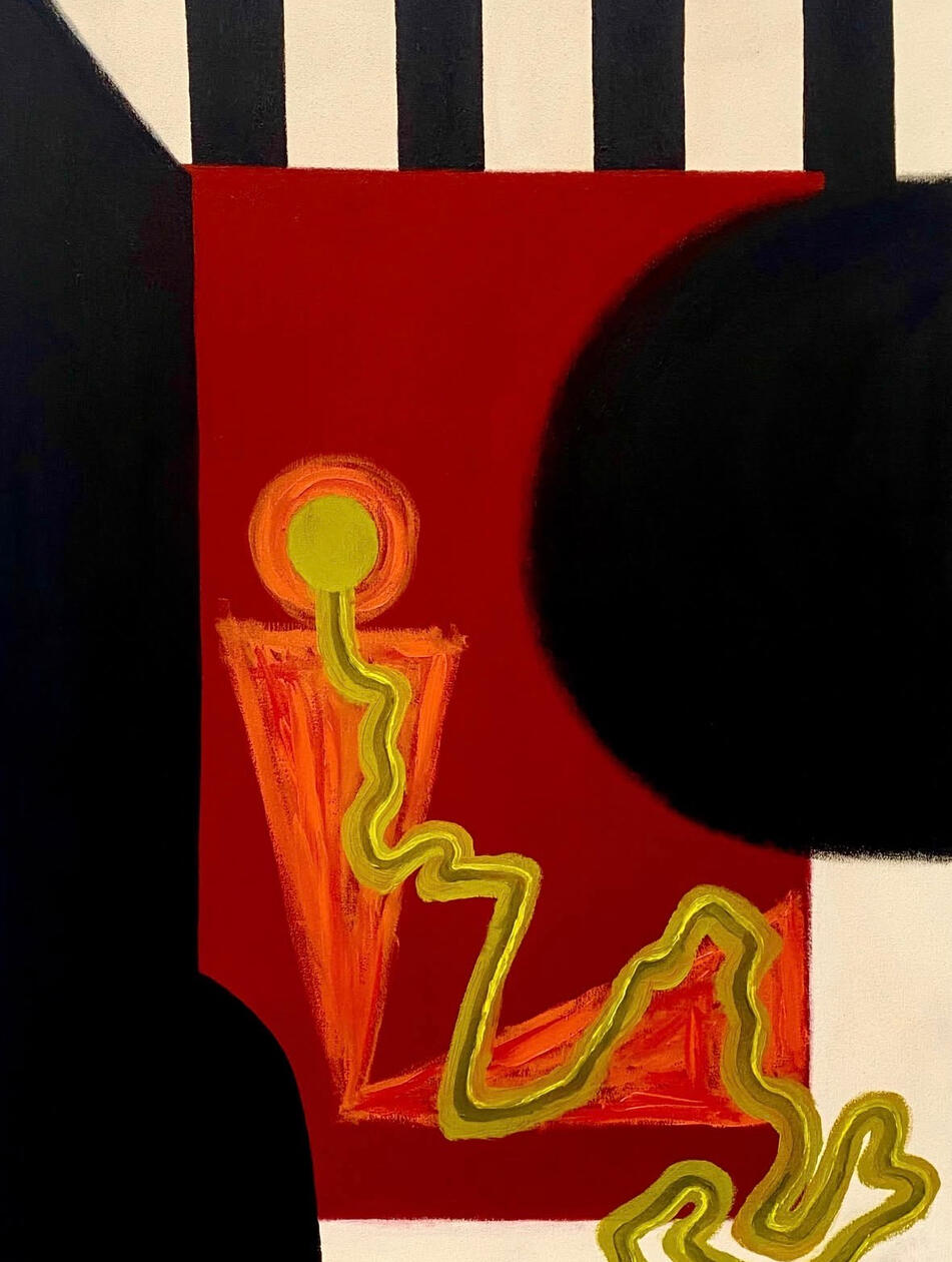 This Is the Room (2026) acrylic and oil on canvas 32x24"