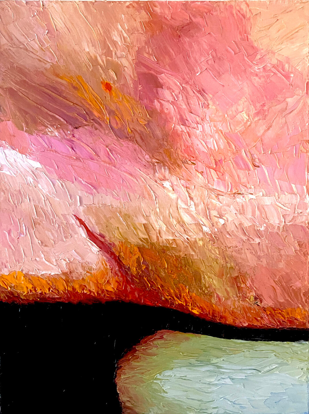 Wound No. 1 (2023) oil on canvas 24x18"
