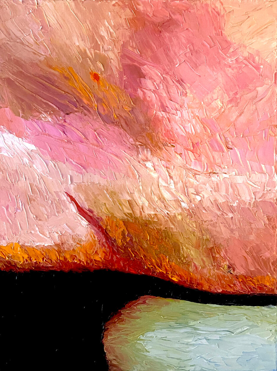 Wound No. 1 (2023) oil on canvas 24x18"