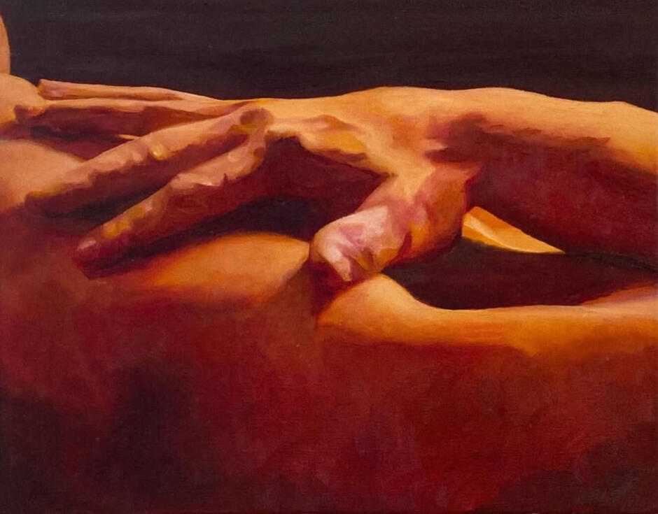 Intricate Rituals No. 1 (2026) oil on canvas 11x14"